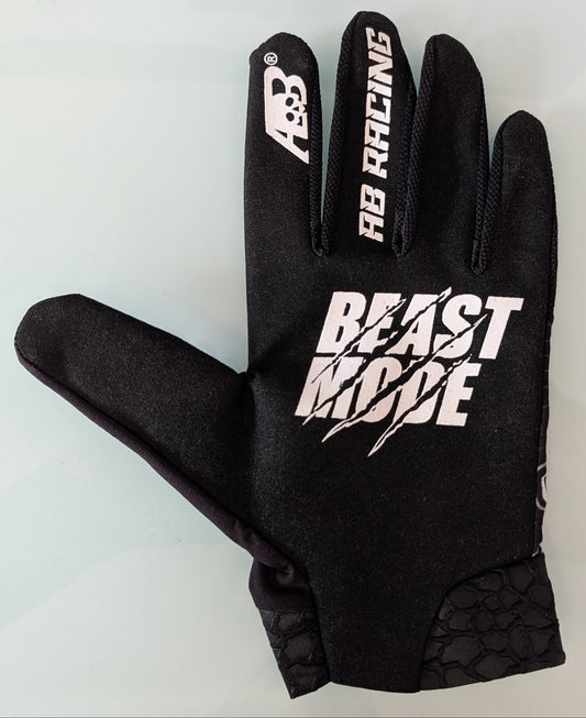 Ab Racing Crossbone Gloves Red