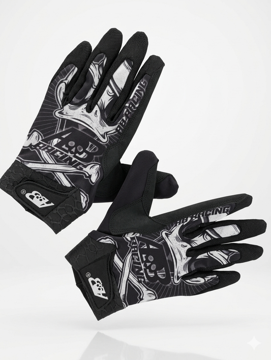 Ab Racing Crossbone Gloves Black