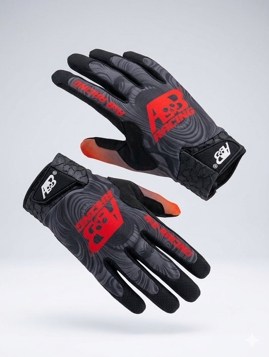 Ab Racing Ghost Gloves Red